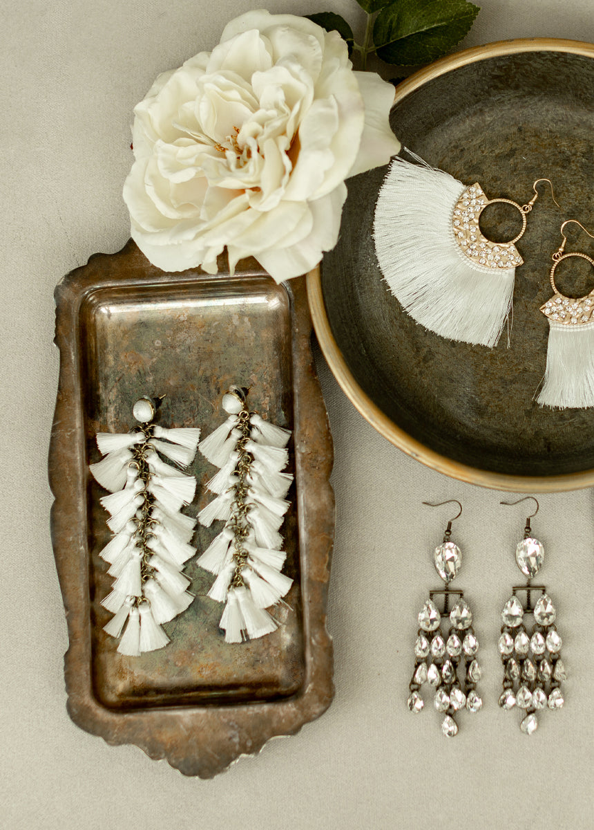 Melina Earring in Brass-My Prom Time