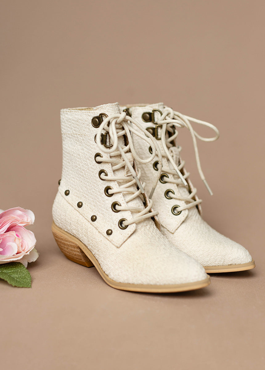 Eliza Boot in Ivory-My Prom Time