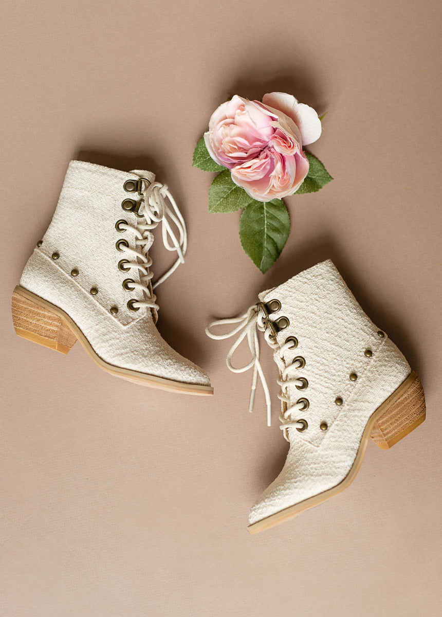 Eliza Boot in Ivory-My Prom Time