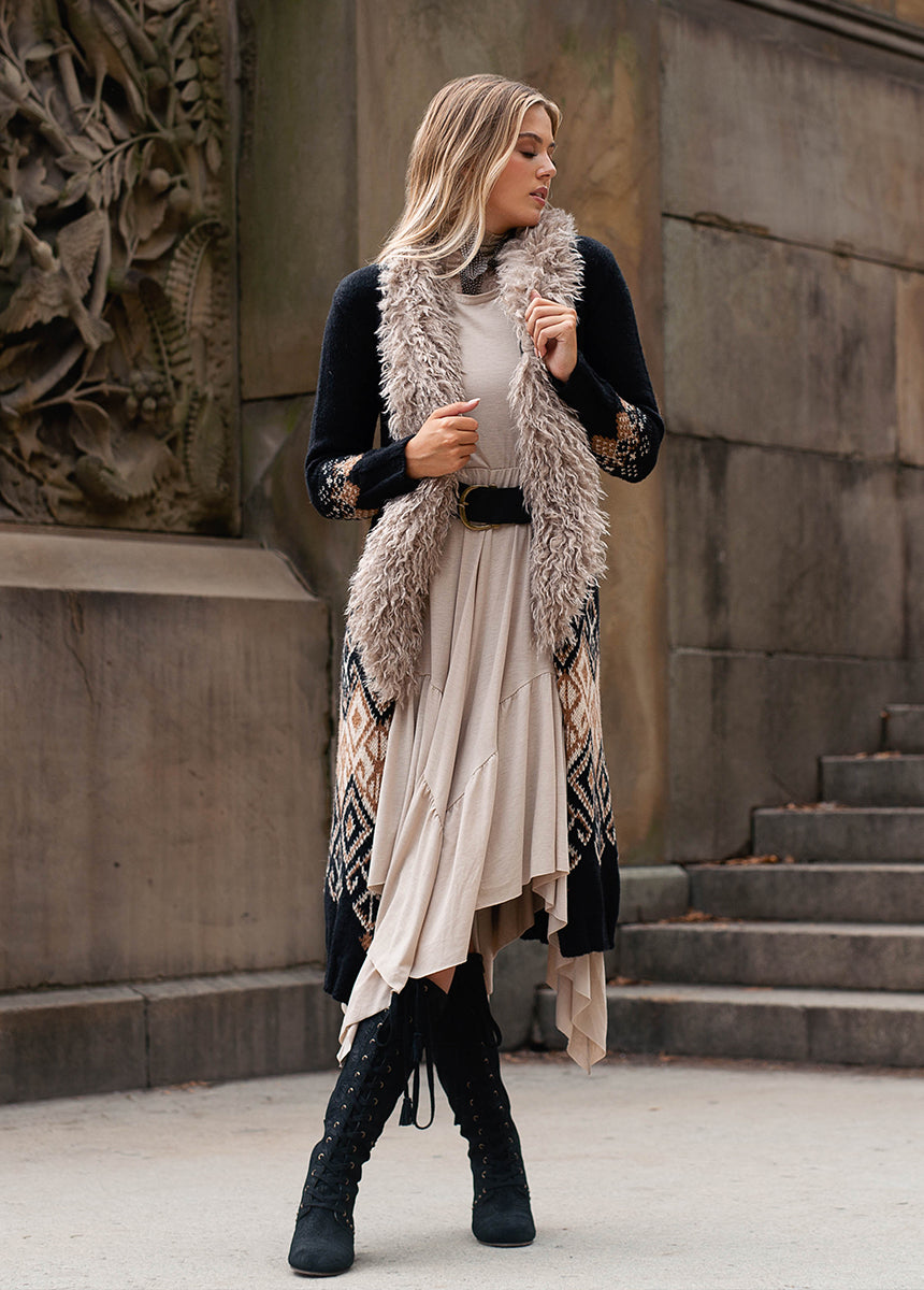 Etta Duster in Black-My Prom Time