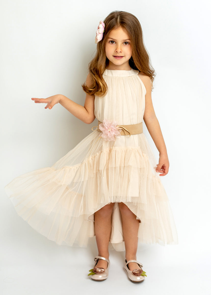 Calliana Belt in Shell/Tan-My Prom Time