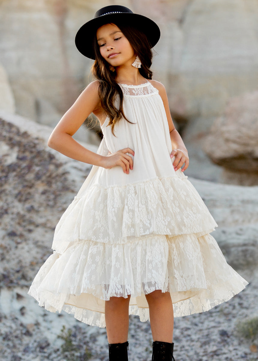 Catrina Dress in Cloud-My Prom Time