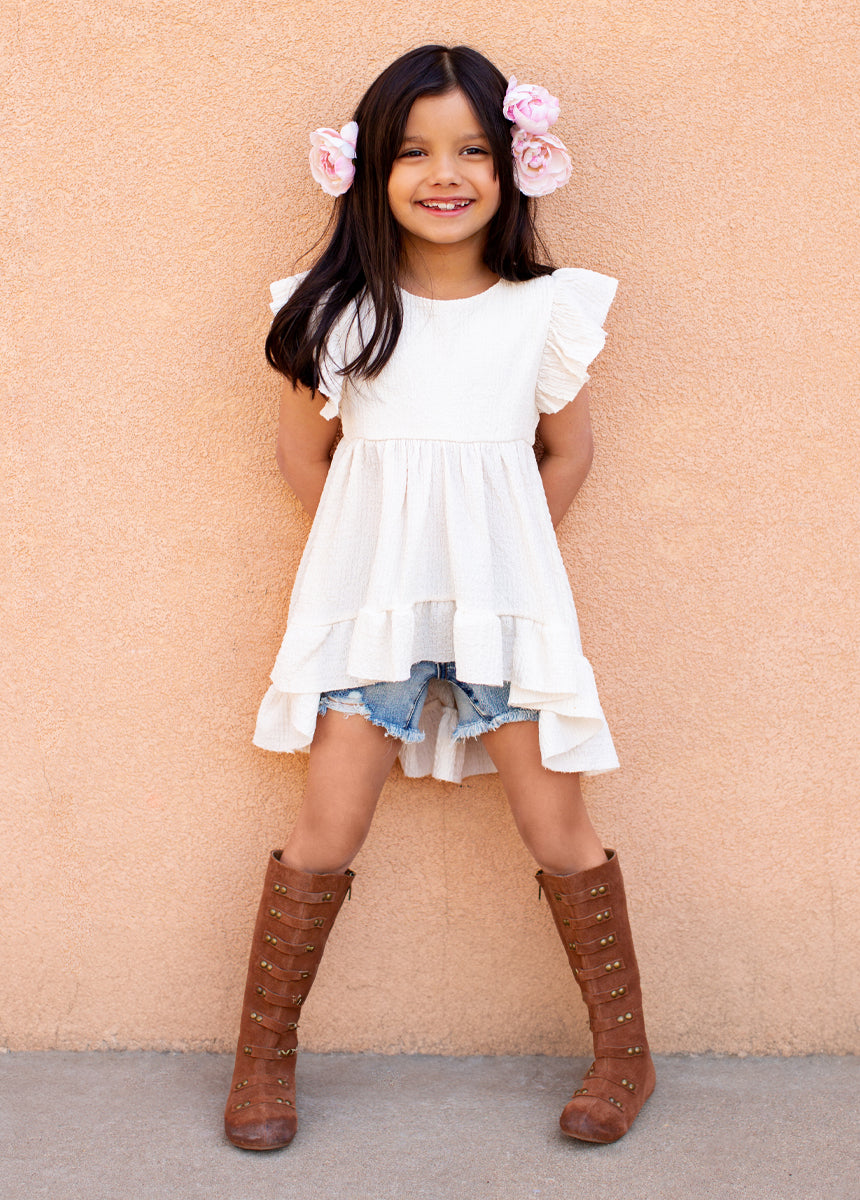 Freya Leather Boot in Chestnut-My Prom Time