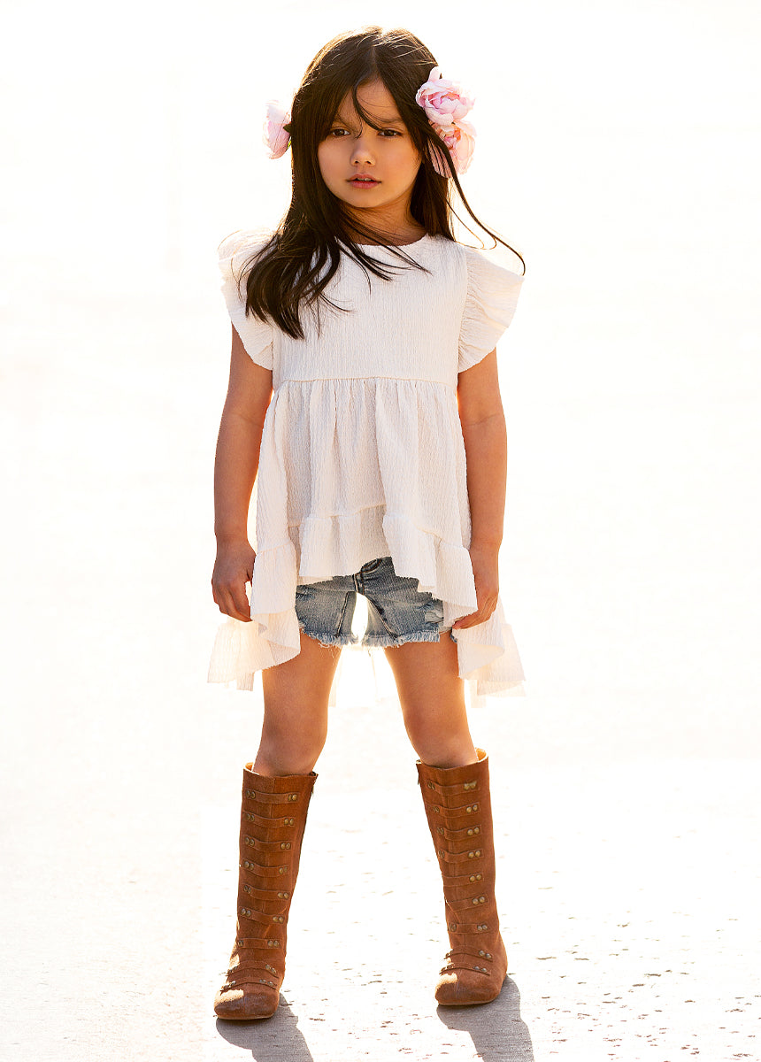 Freya Leather Boot in Chestnut-My Prom Time