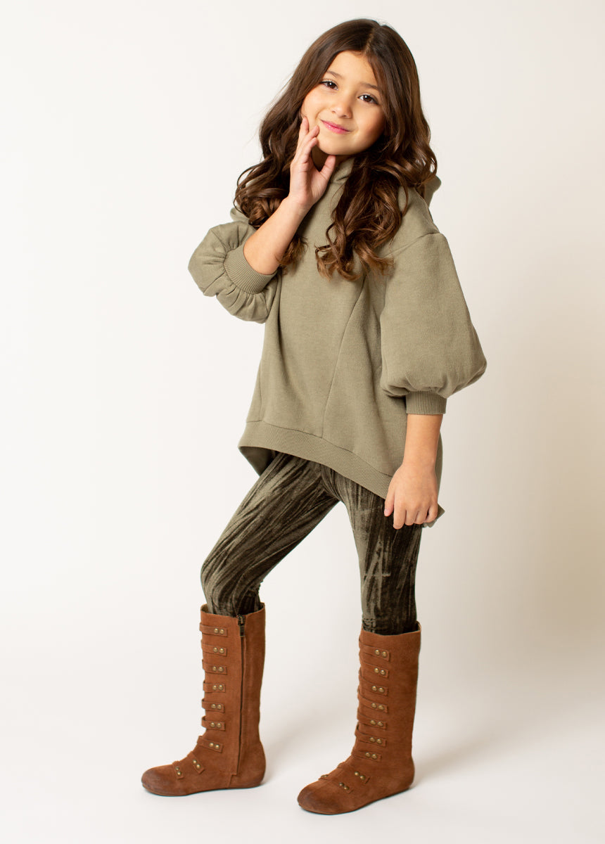 Freya Leather Boot in Chestnut-My Prom Time