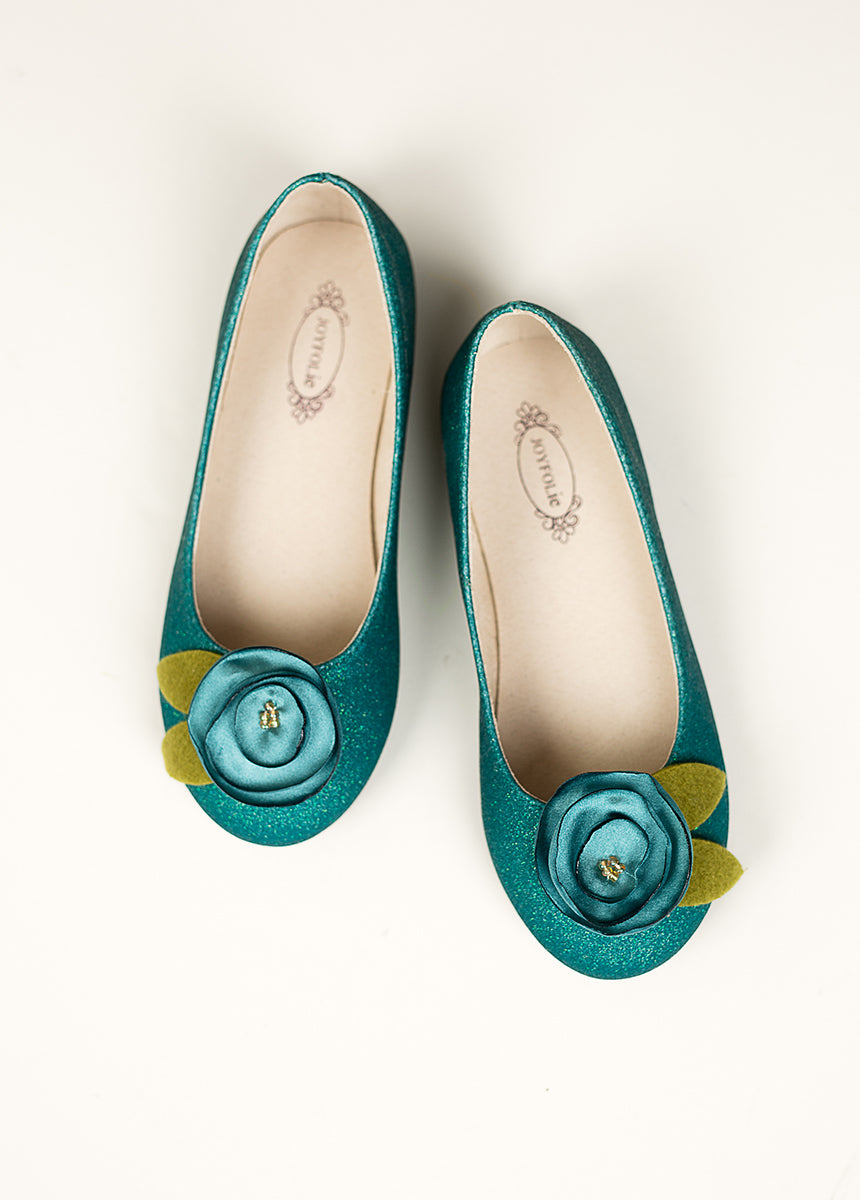 Charlotte Flat in Teal-My Prom Time