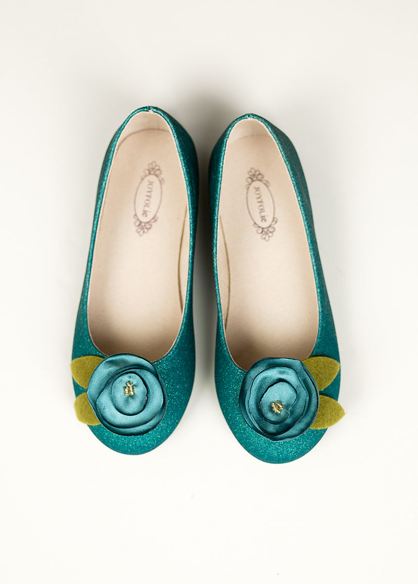 Charlotte Flat in Teal-My Prom Time