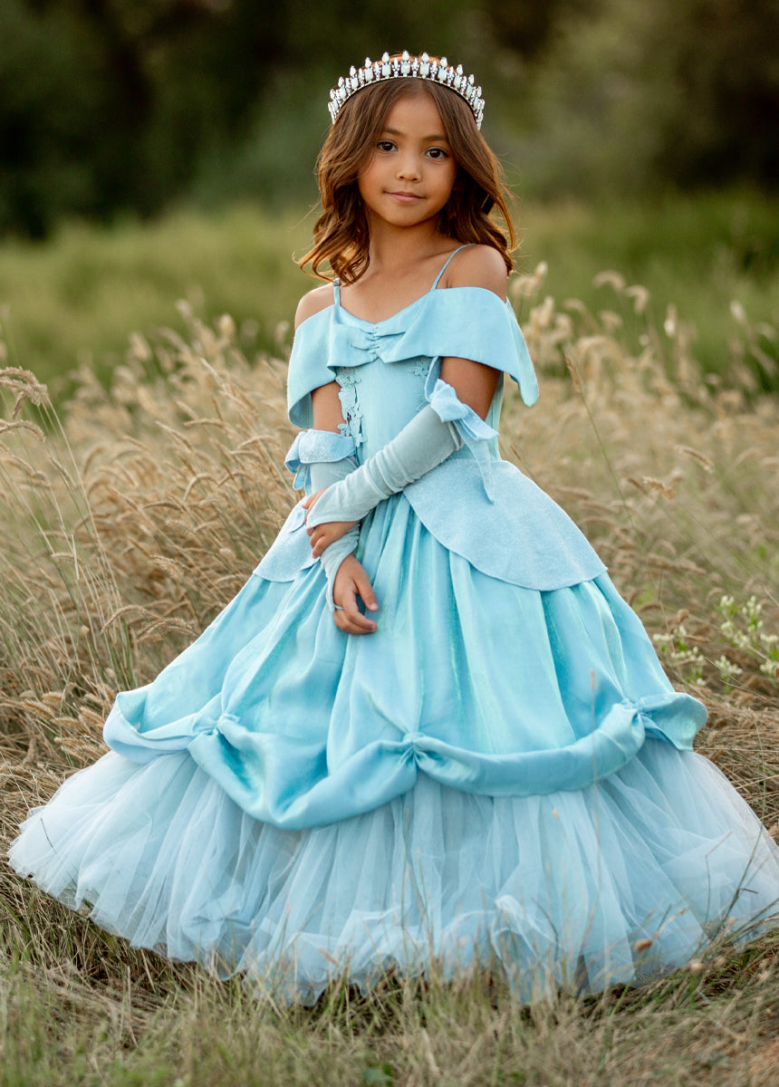 Princess Costume Set in Dusty Blue-My Prom Time