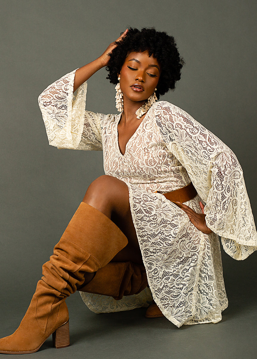 Gali Dress in Cream-My Prom Time