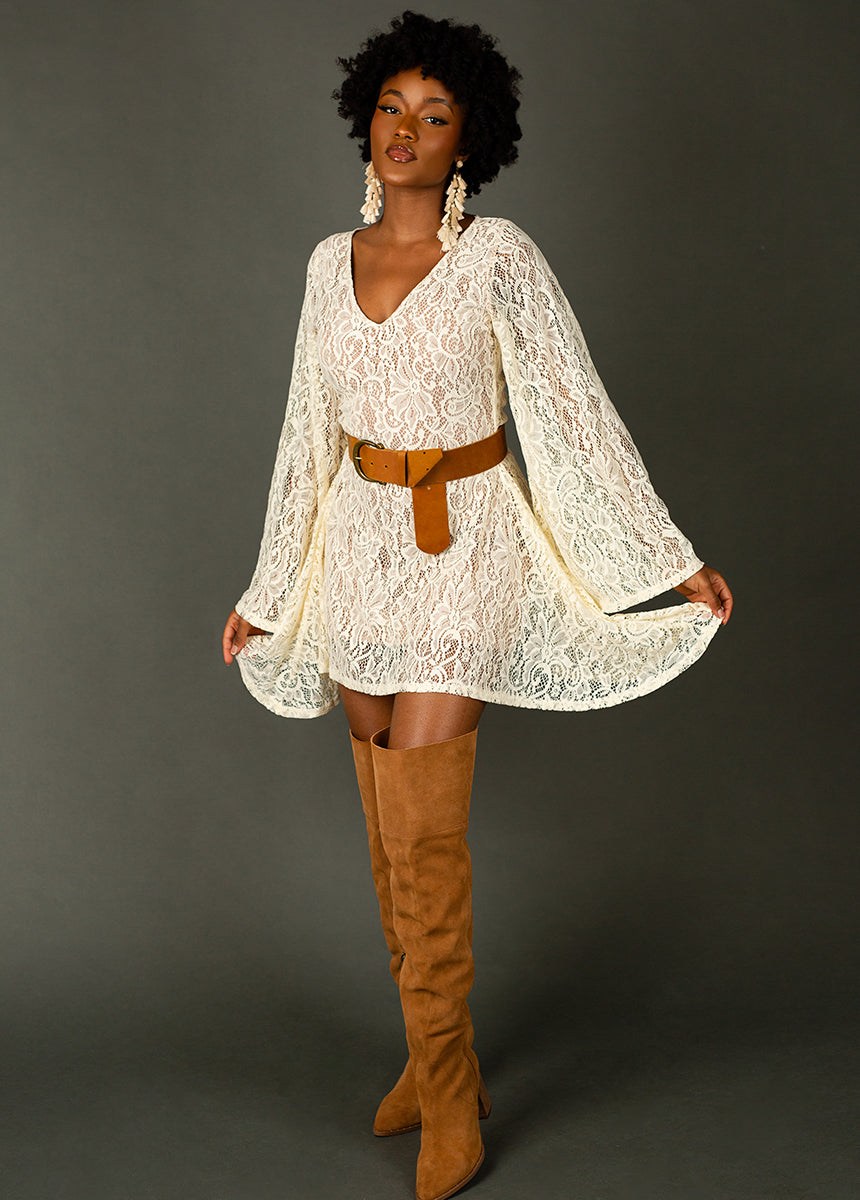 Gali Dress in Cream-My Prom Time