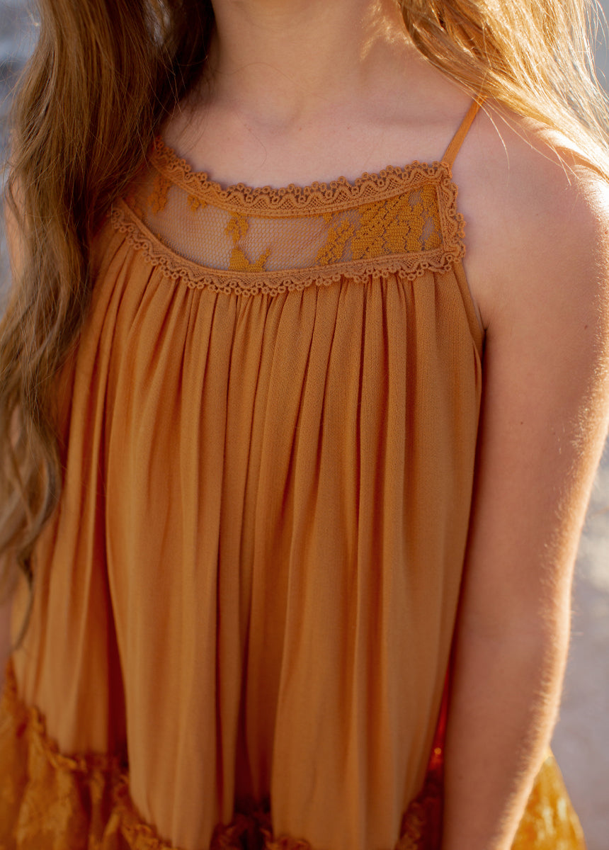 Catrina Dress in Marigold-My Prom Time