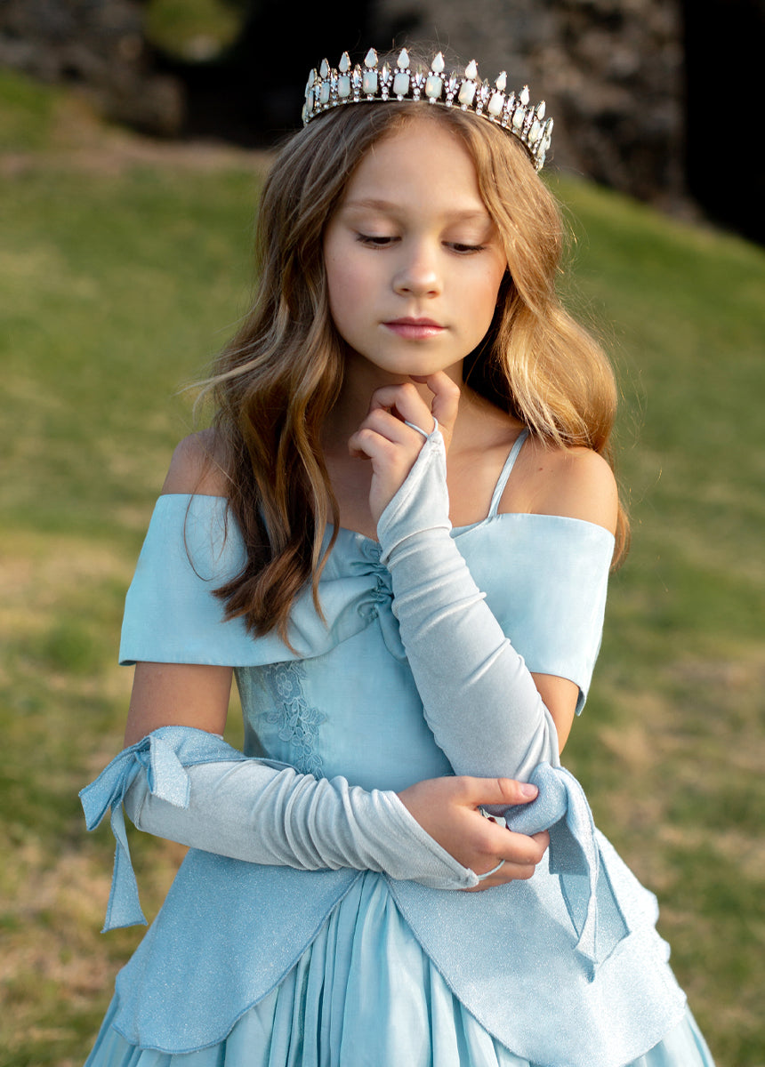 Princess Costume Set in Dusty Blue-My Prom Time