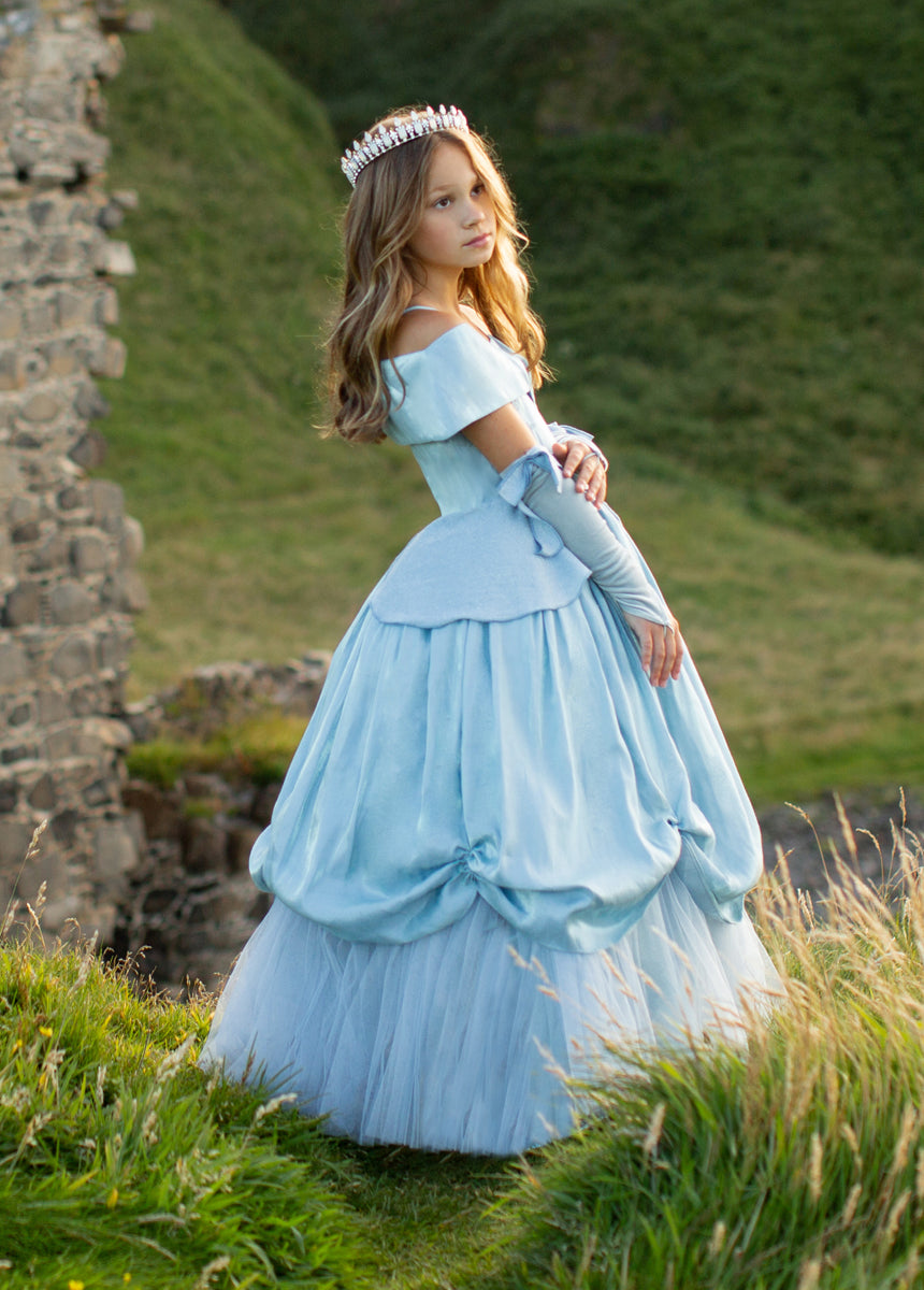 Princess Costume Set in Dusty Blue-My Prom Time