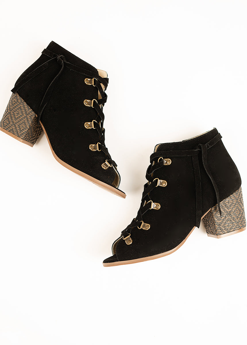 Gemi Boot in Black Suede-My Prom Time