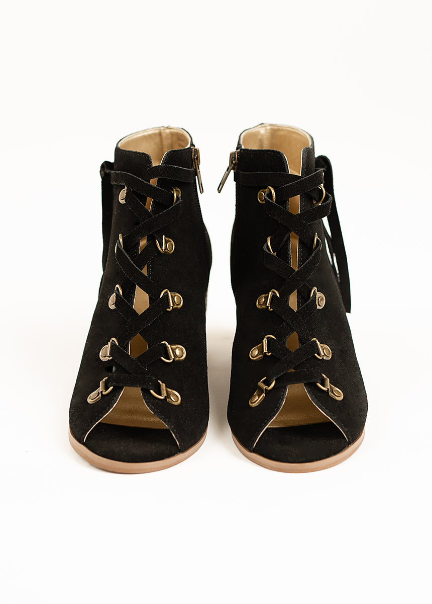 Gemi Boot in Black Suede-My Prom Time
