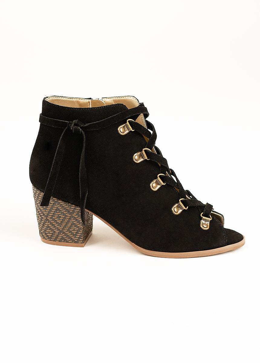 Gemi Boot in Black Suede-My Prom Time