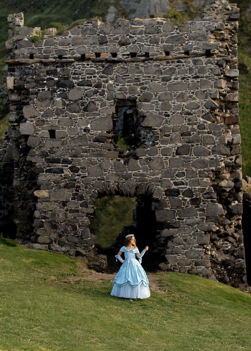 Princess Costume Set in Dusty Blue-My Prom Time