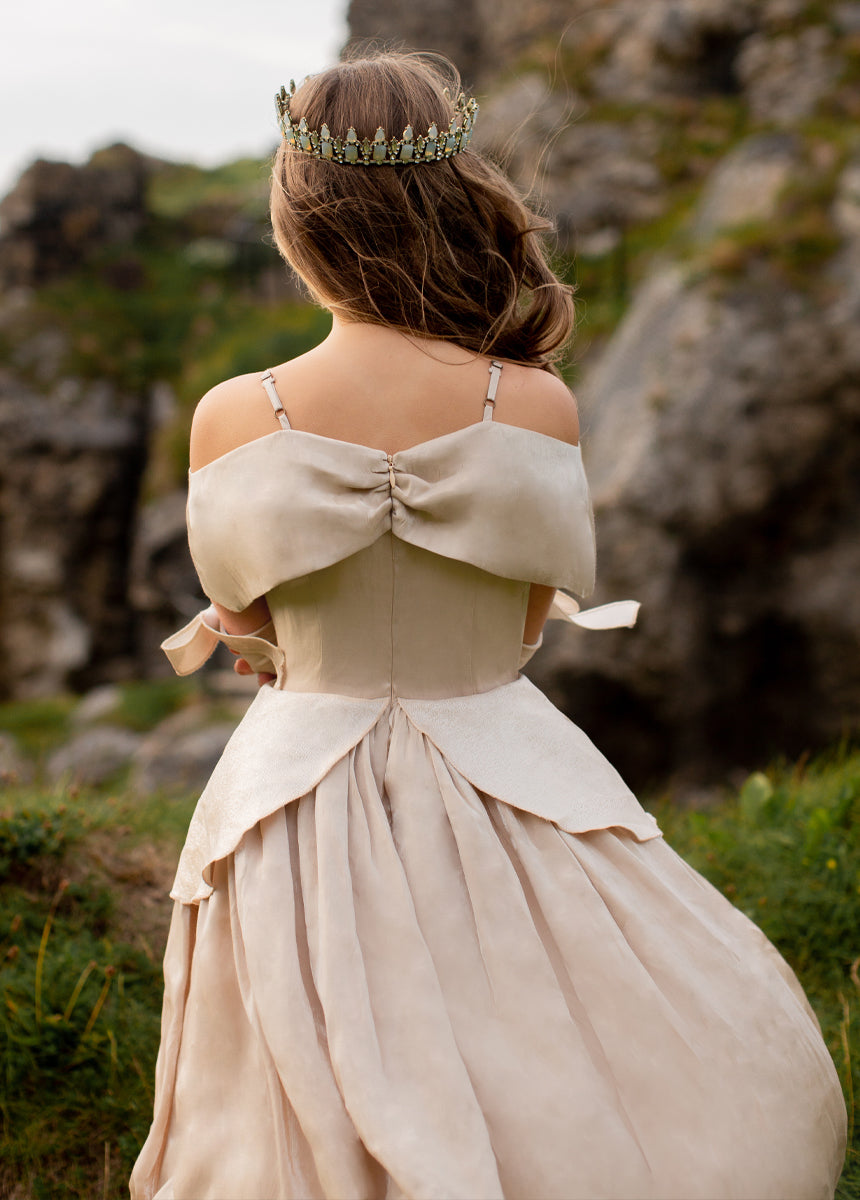 Princess Costume Set in Light Gold-My Prom Time