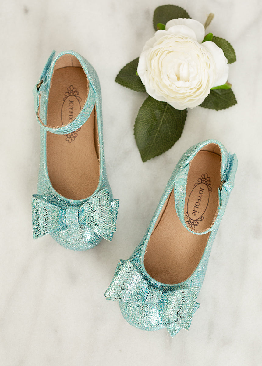 Miriam Flat in Aqua-My Prom Time