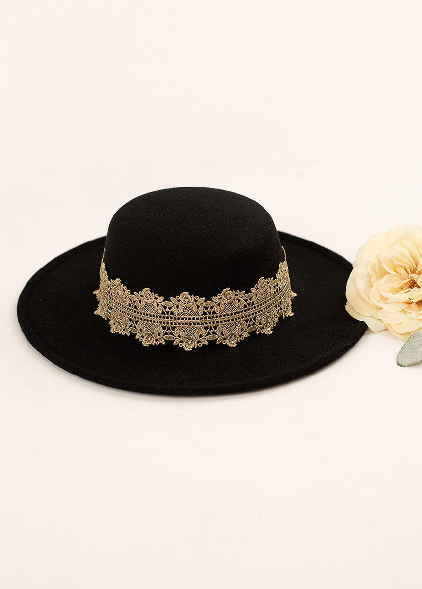 Hallie Hat in Black-My Prom Time