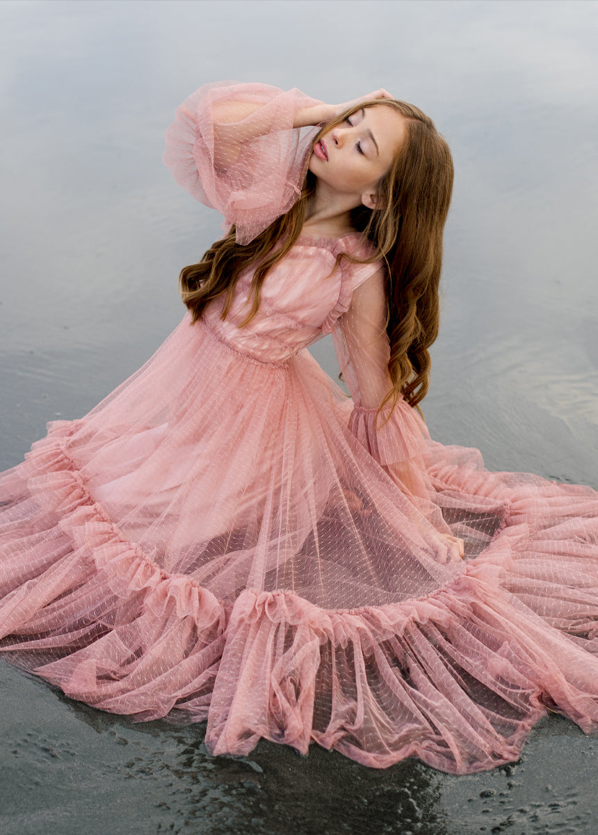 Halsey Impact Dress in Desert Shell-My Prom Time