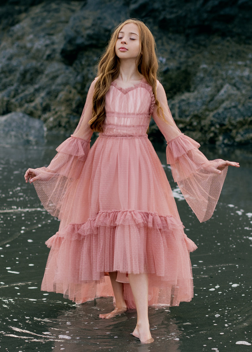 Halsey Impact Dress in Desert Shell-My Prom Time