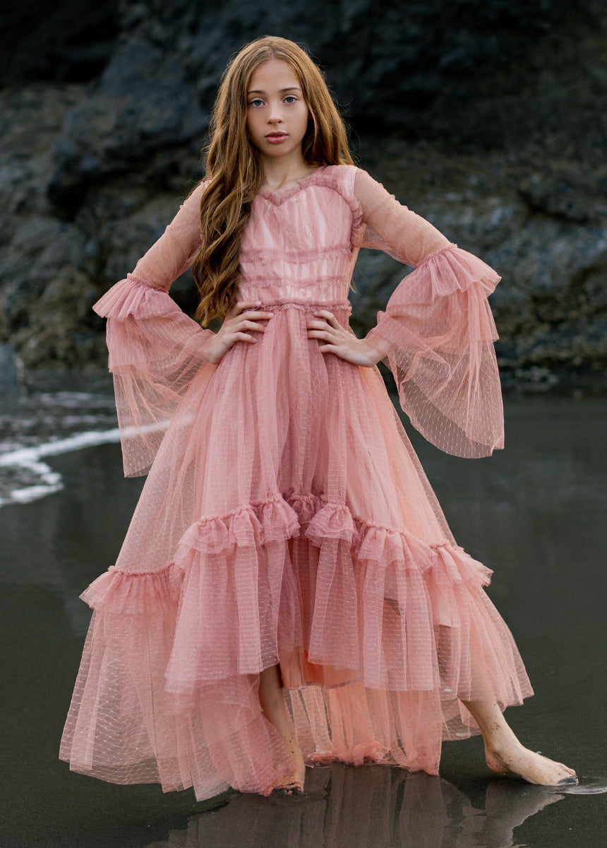 Halsey Impact Dress in Desert Shell-My Prom Time