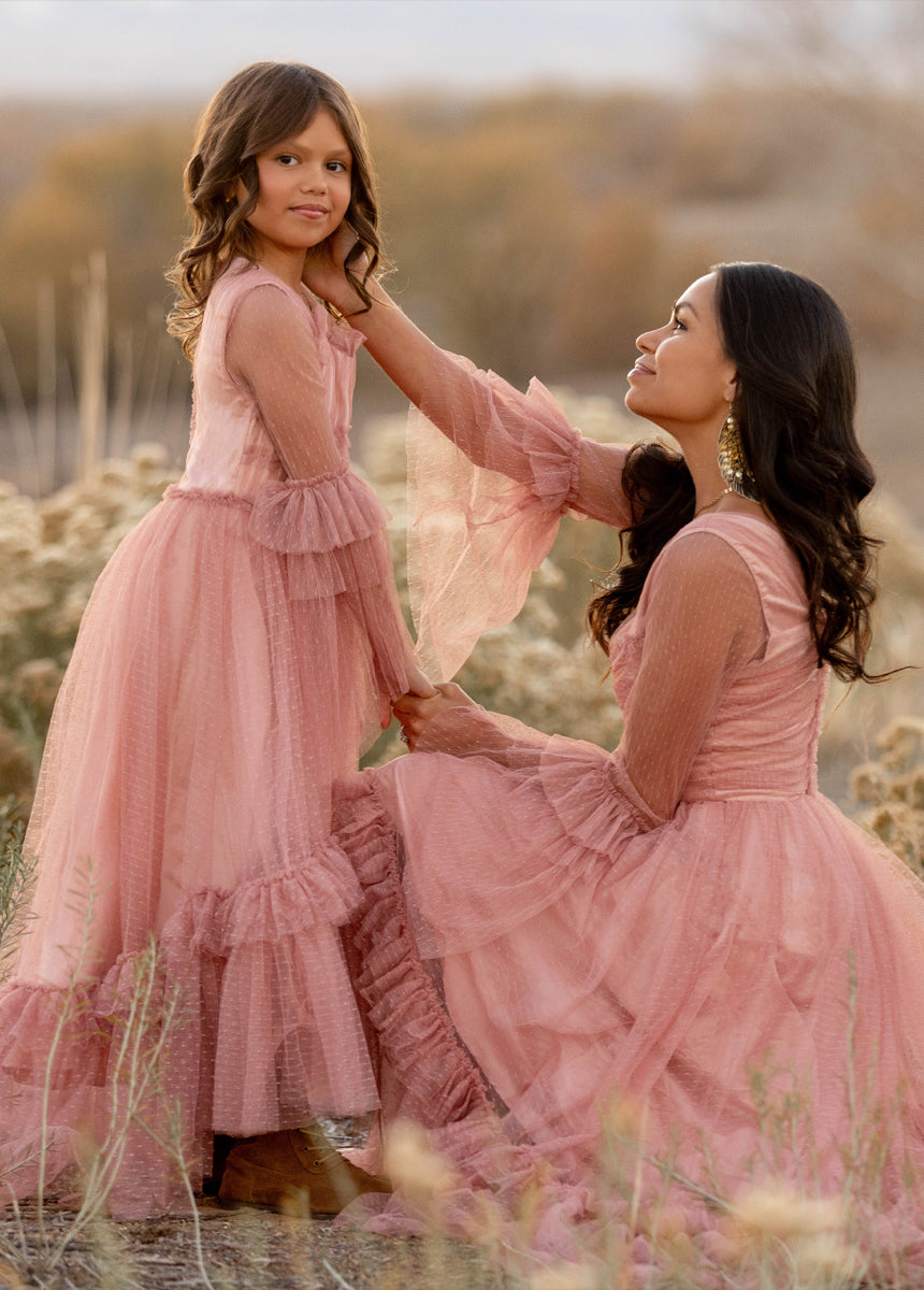 Halsey Impact Dress in Desert Shell-My Prom Time