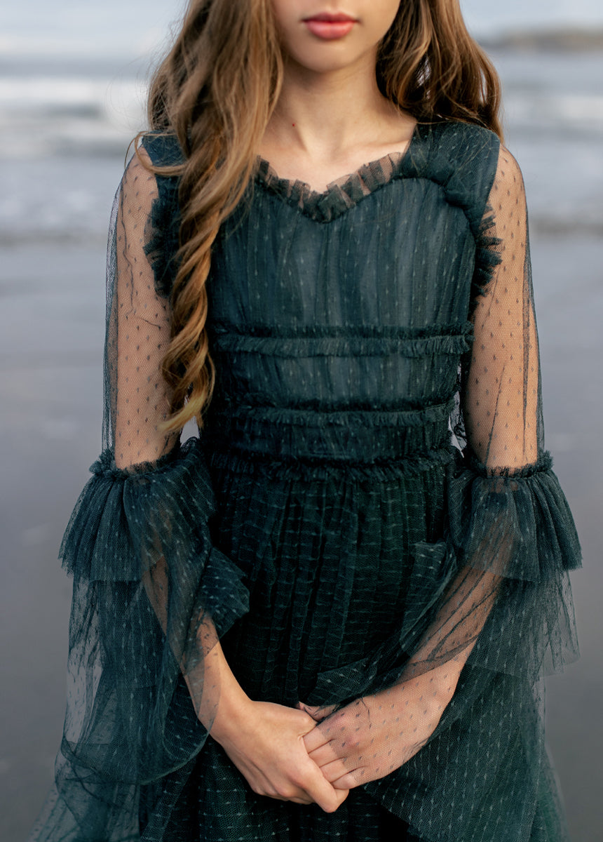 Halsey Impact Dress in Deep Spruce-My Prom Time