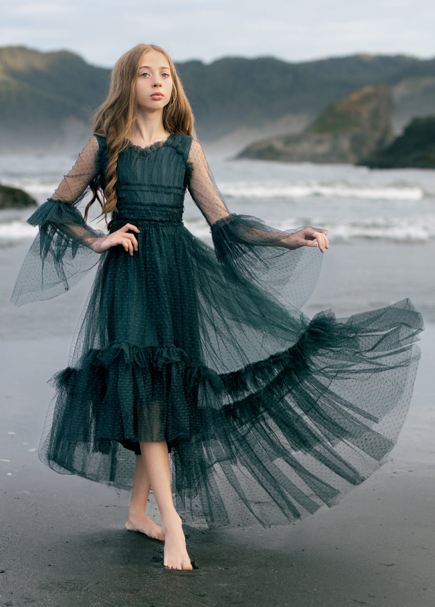 Halsey Impact Dress in Deep Spruce-My Prom Time