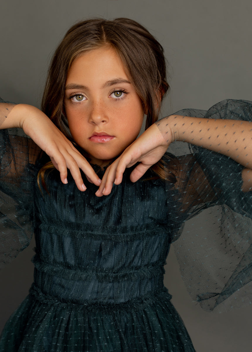 Halsey Impact Dress in Deep Spruce-My Prom Time