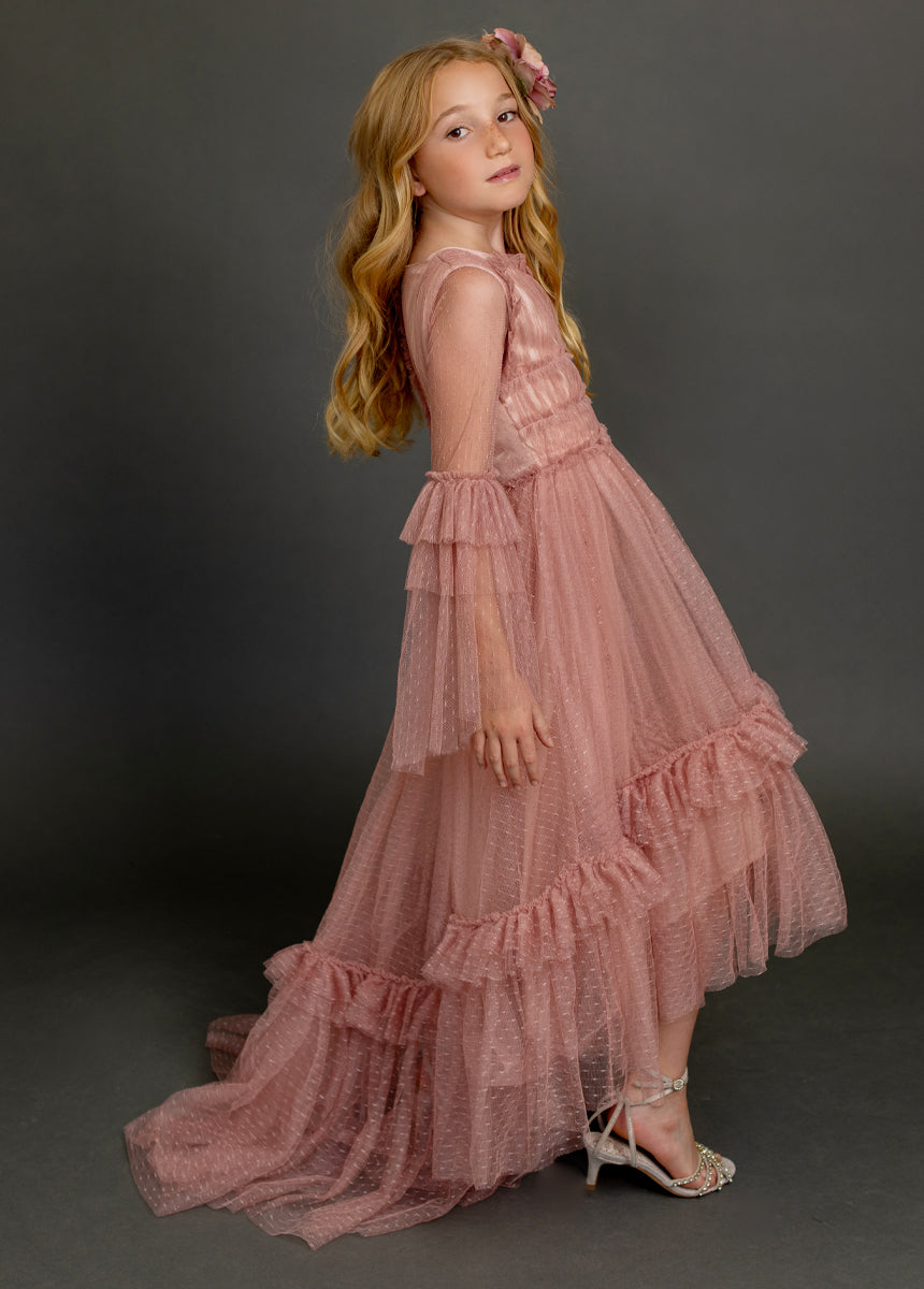 Halsey Impact Dress in Desert Shell-My Prom Time