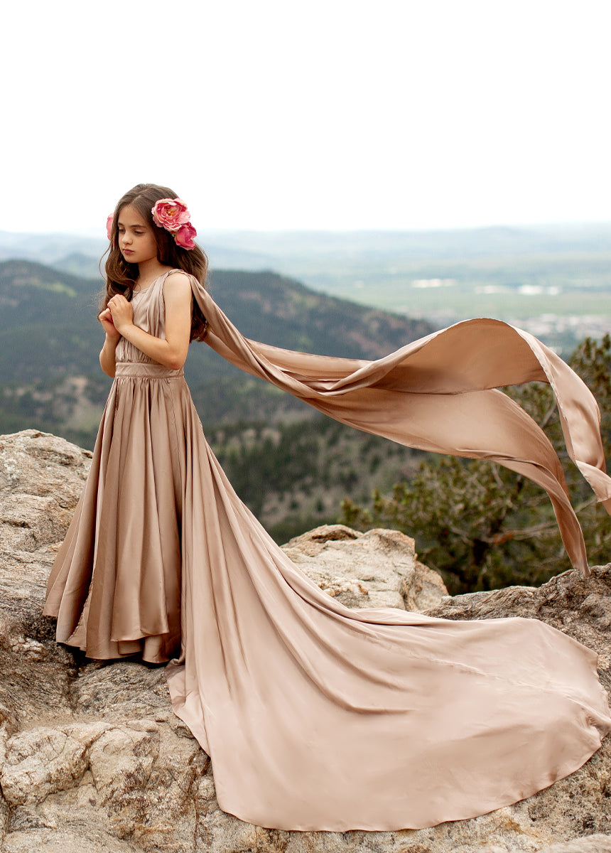 Junie Impact Dress in Stone-My Prom Time