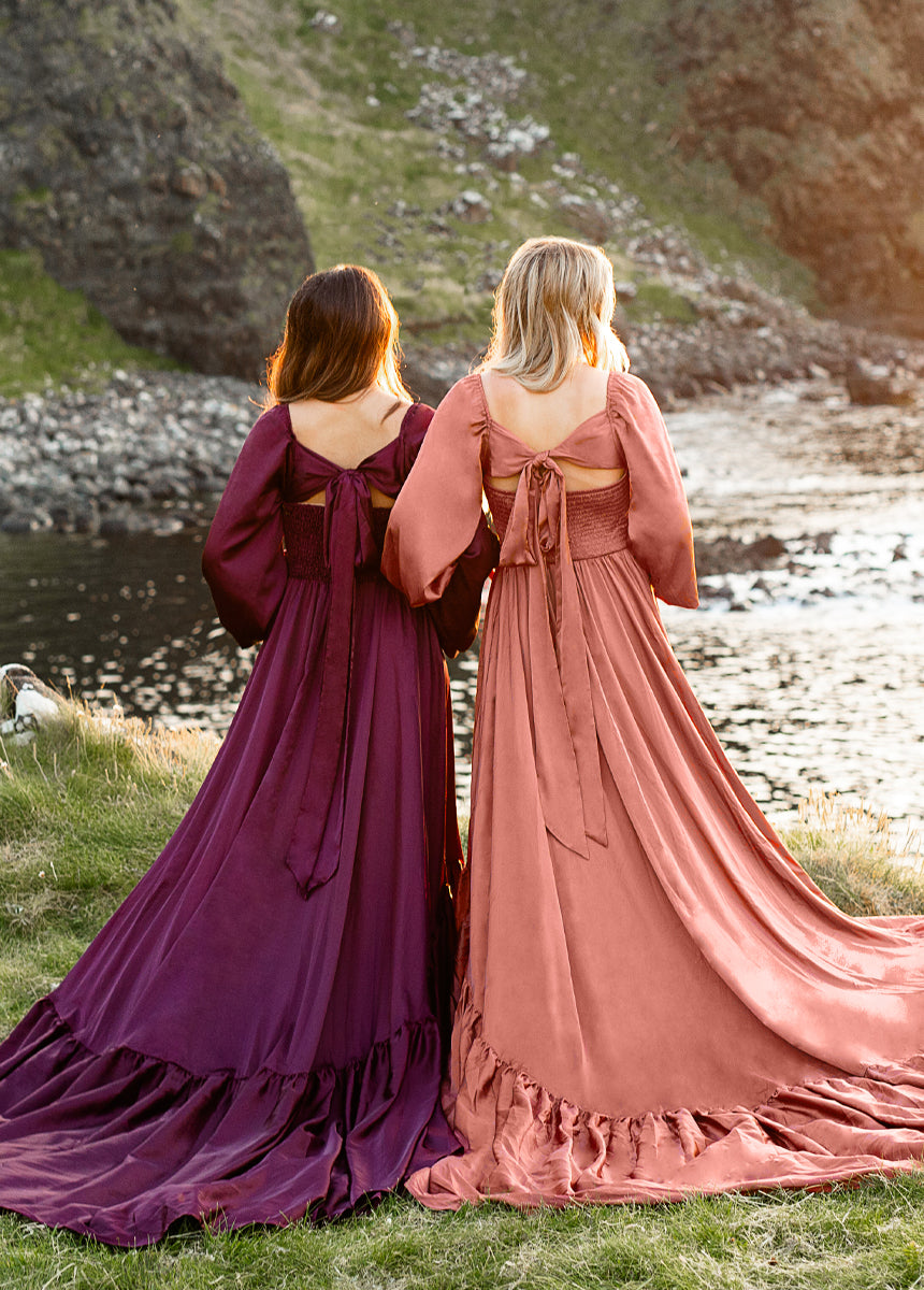 Lorna Impact Dress in Cedarwood-My Prom Time