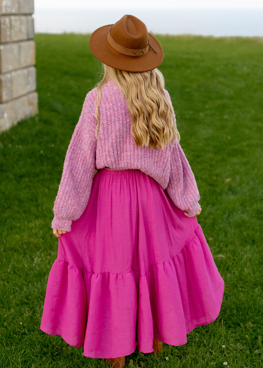 Annabel Skirt in Mulberry-My Prom Time