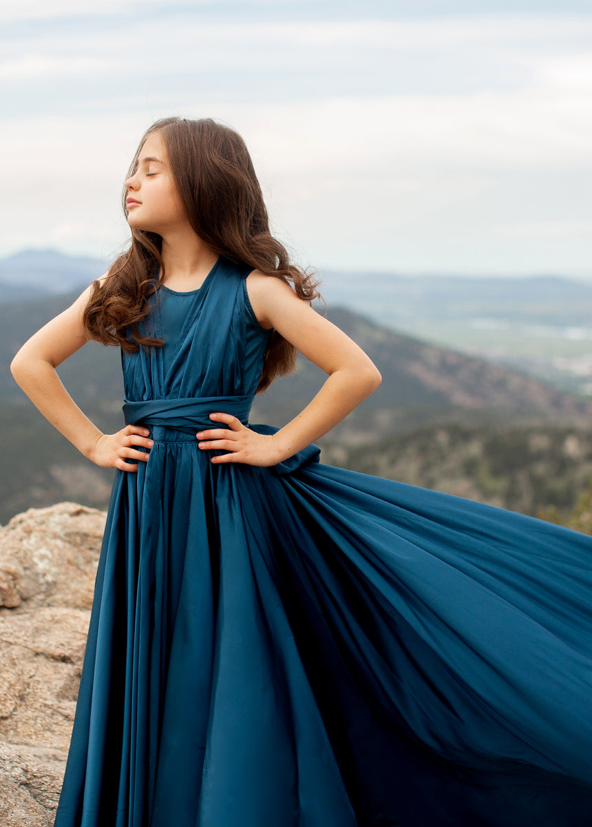 Junie Impact Dress in Deep Ocean-My Prom Time