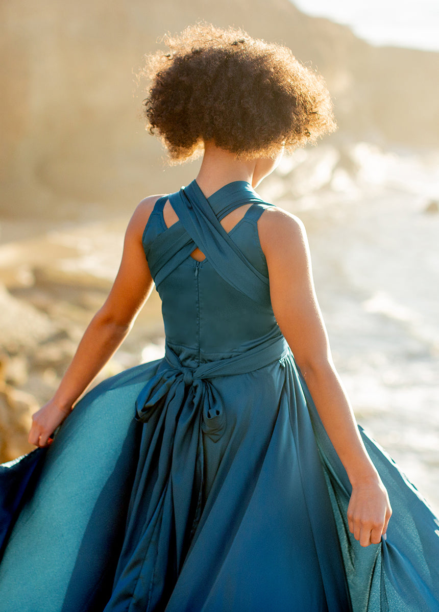 Junie Impact Dress in Deep Ocean-My Prom Time