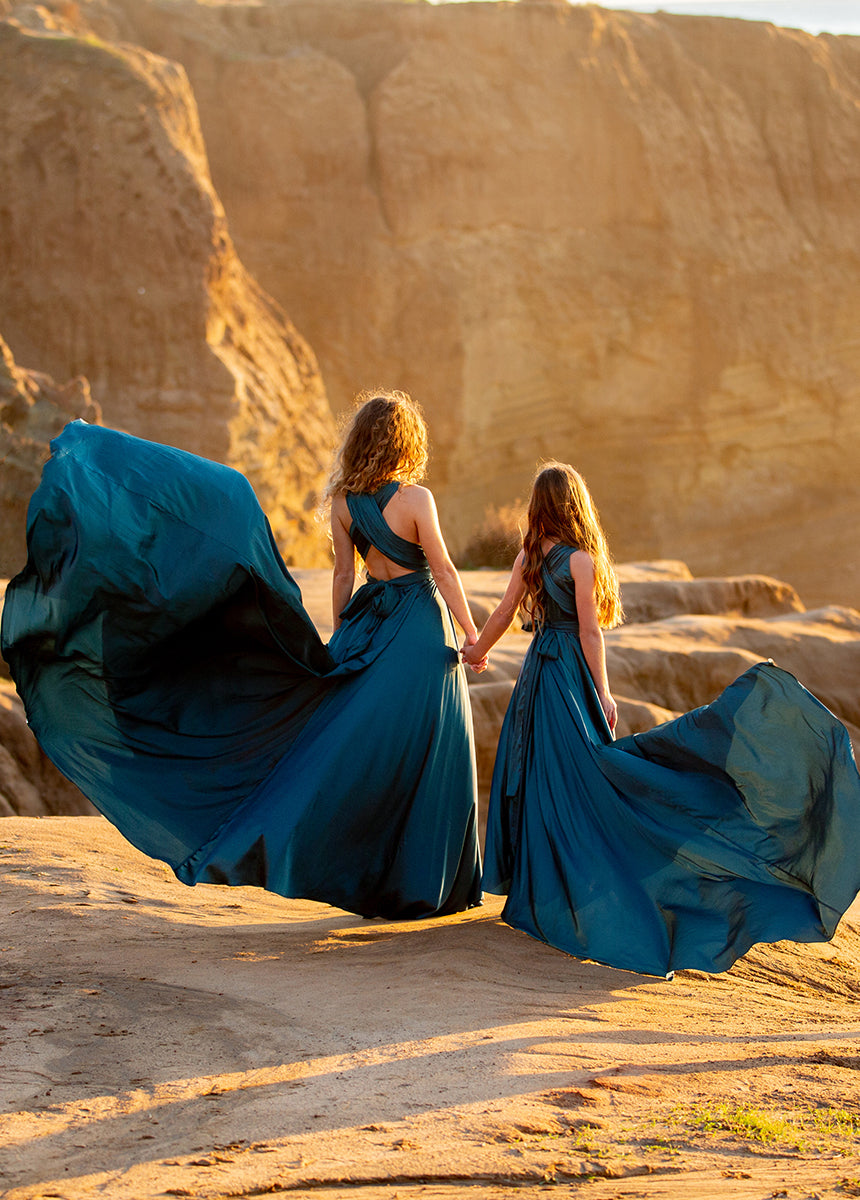 Junie Impact Dress in Deep Ocean-My Prom Time