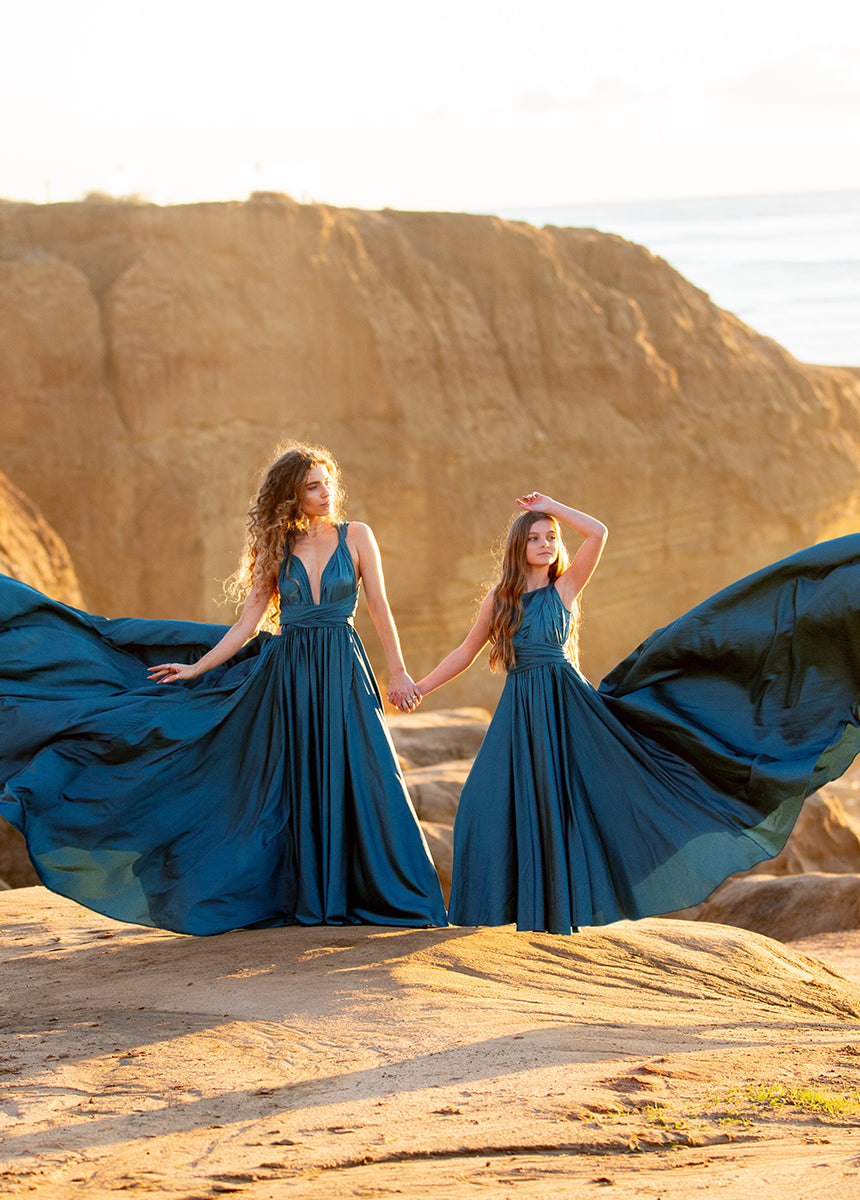 Junie Impact Dress in Deep Ocean-My Prom Time