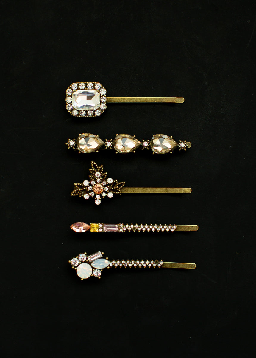 Jaylen Barrette Set in Antique Brass Multi-My Prom Time