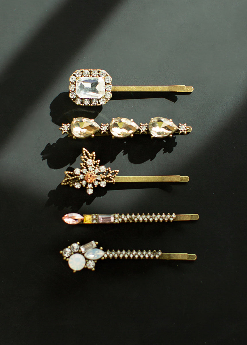 Jaylen Barrette Set in Antique Brass Multi-My Prom Time