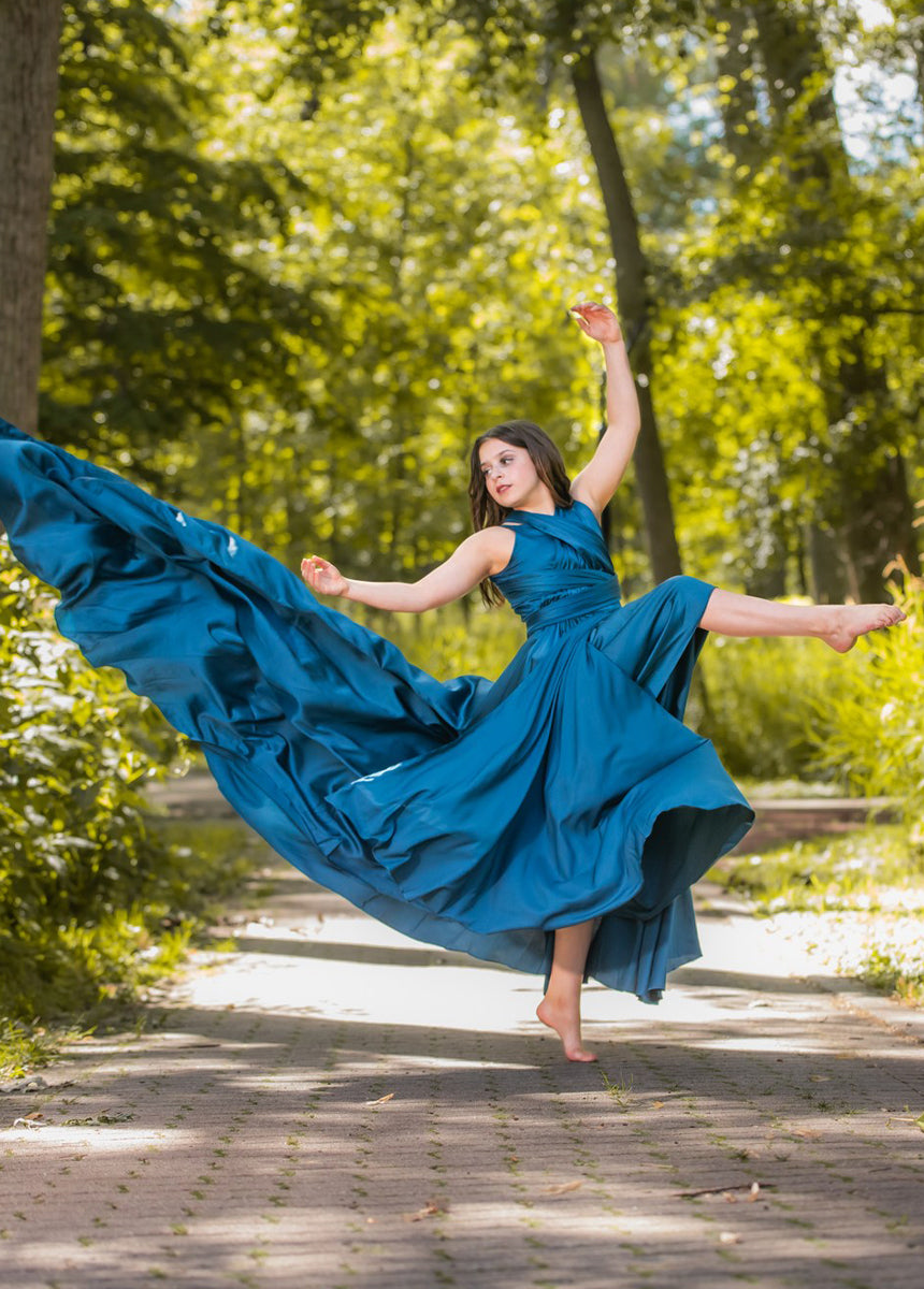 Junie Impact Dress in Deep Ocean-My Prom Time