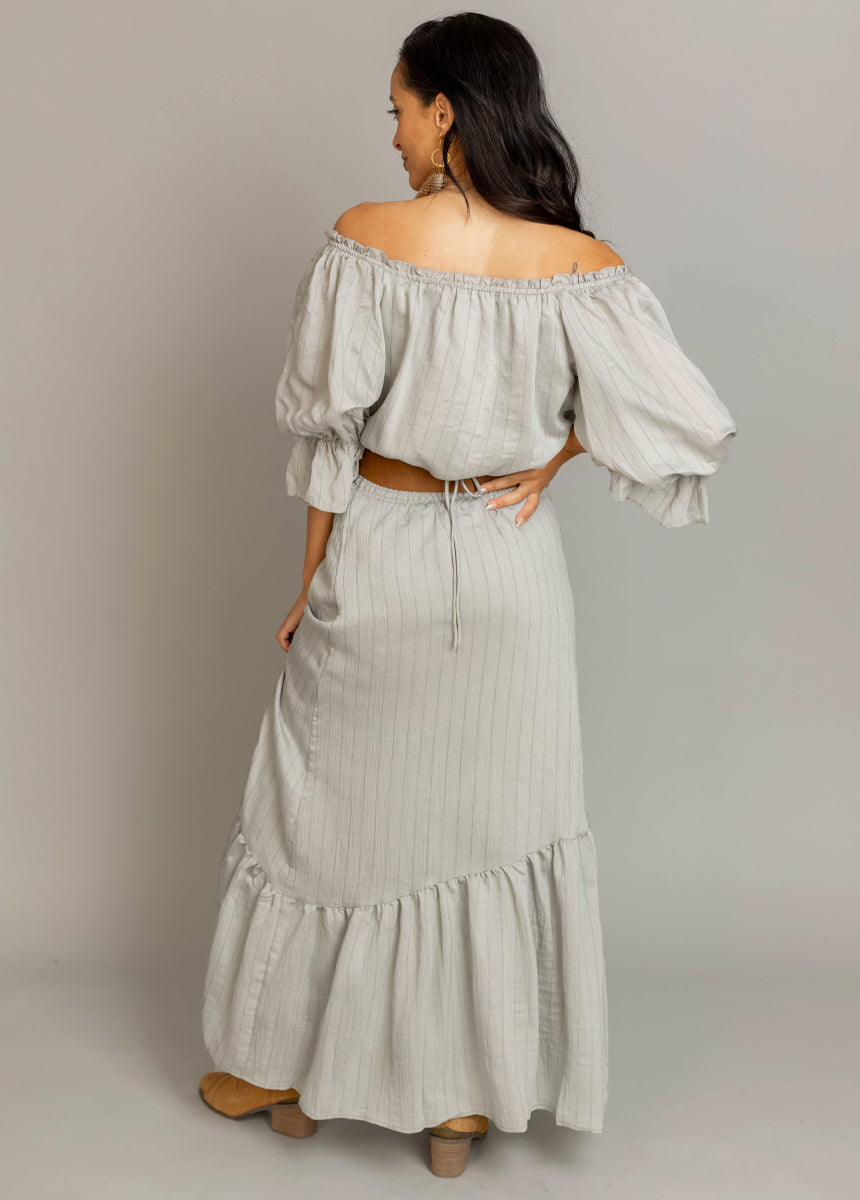 Kara Set in Neutral Green-My Prom Time