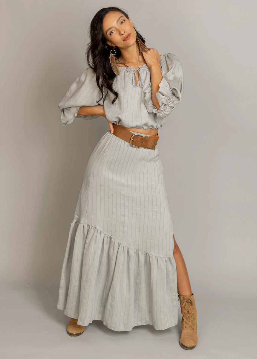 Kara Set in Neutral Green-My Prom Time