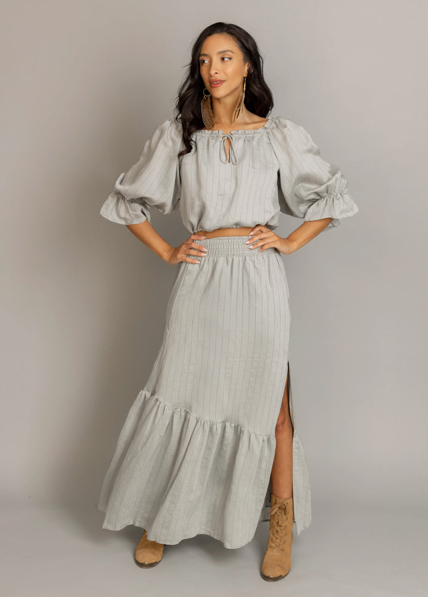 Kara Set in Neutral Green-My Prom Time