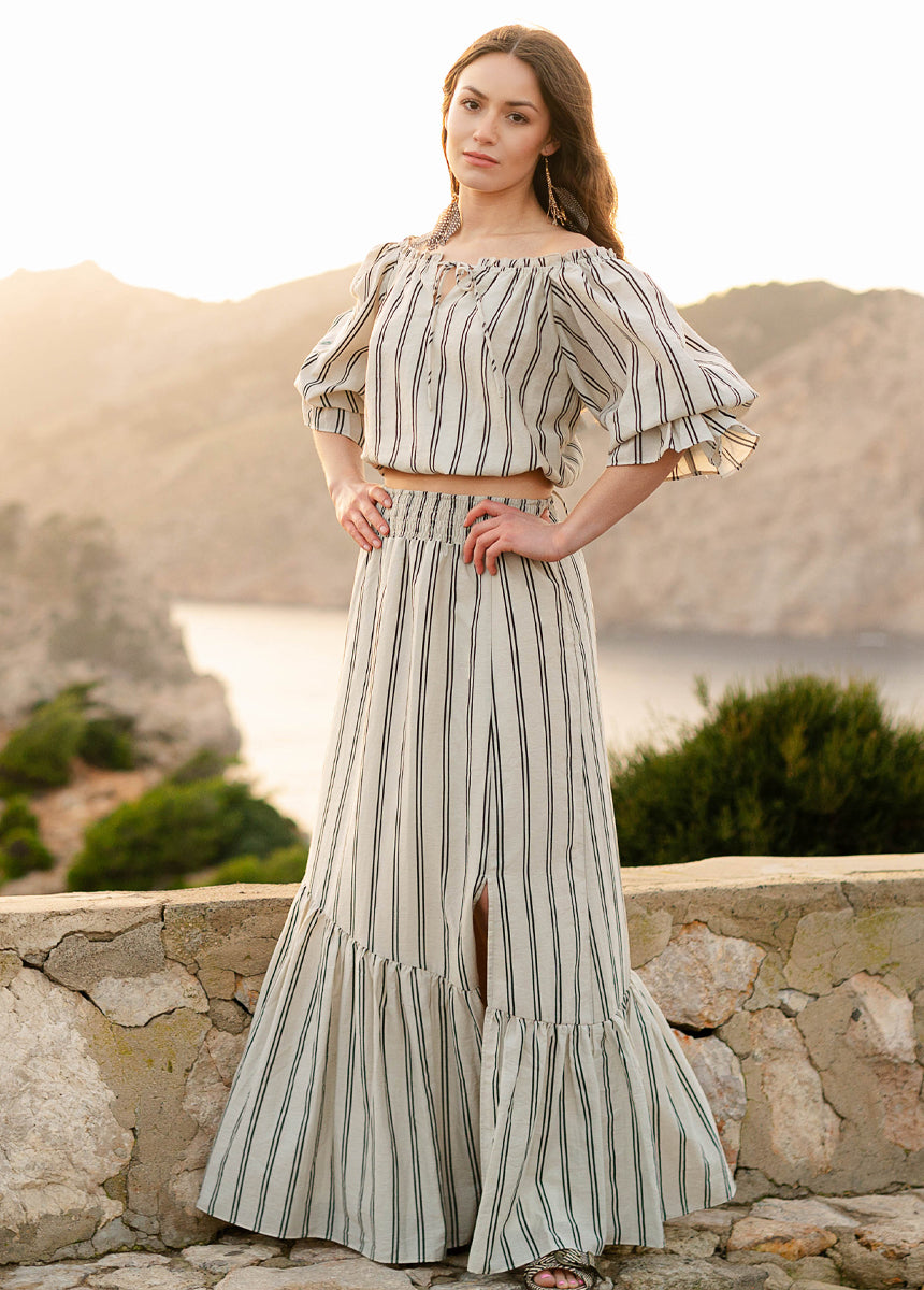 Kara Set in Cream-My Prom Time