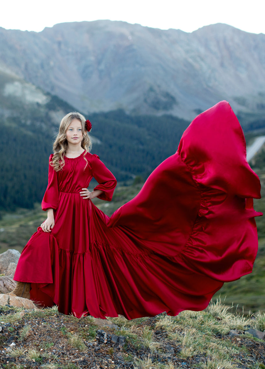 Leana Impact Dress in Scarlet-My Prom Time