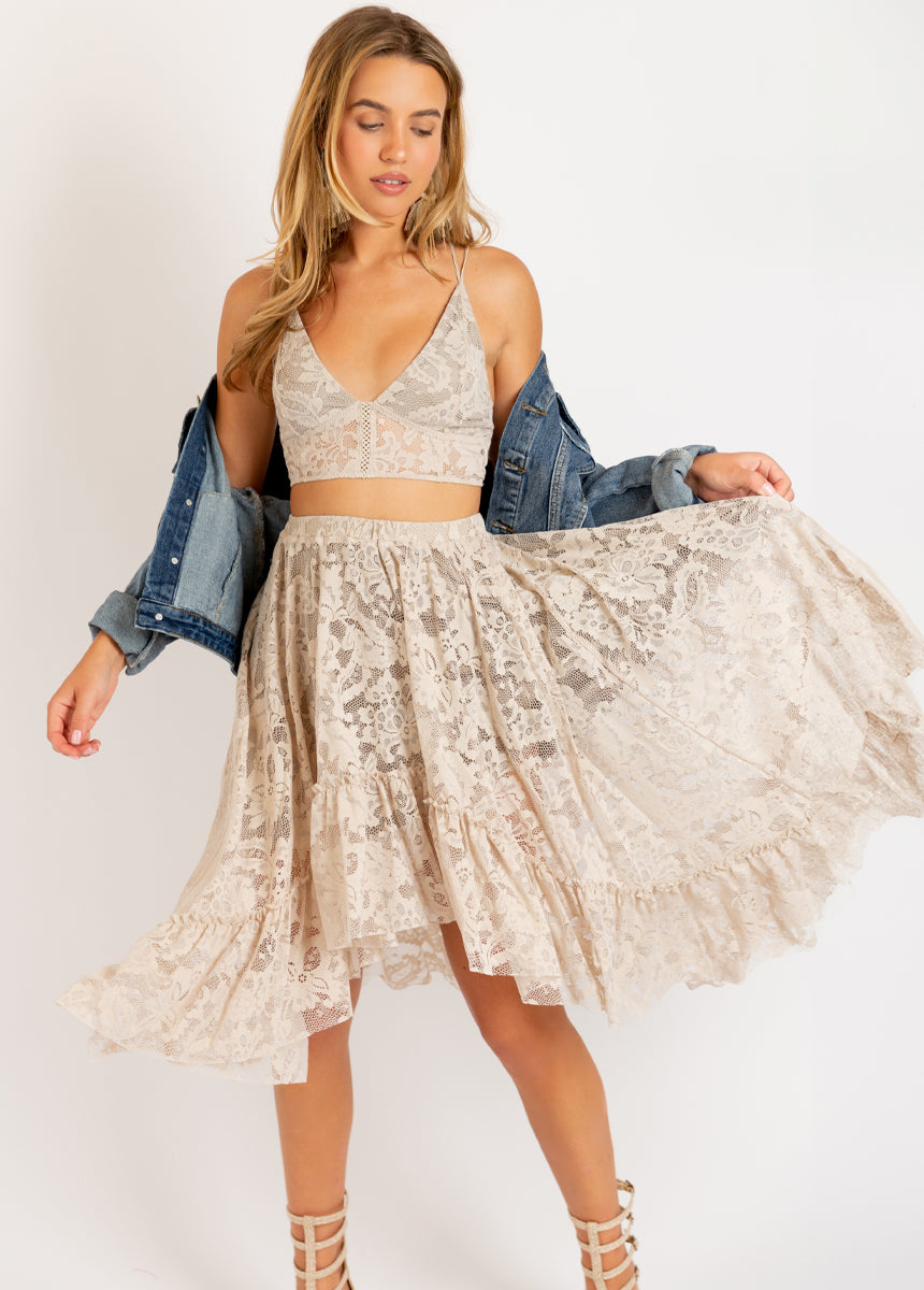 Leo Set in Light Taupe-My Prom Time