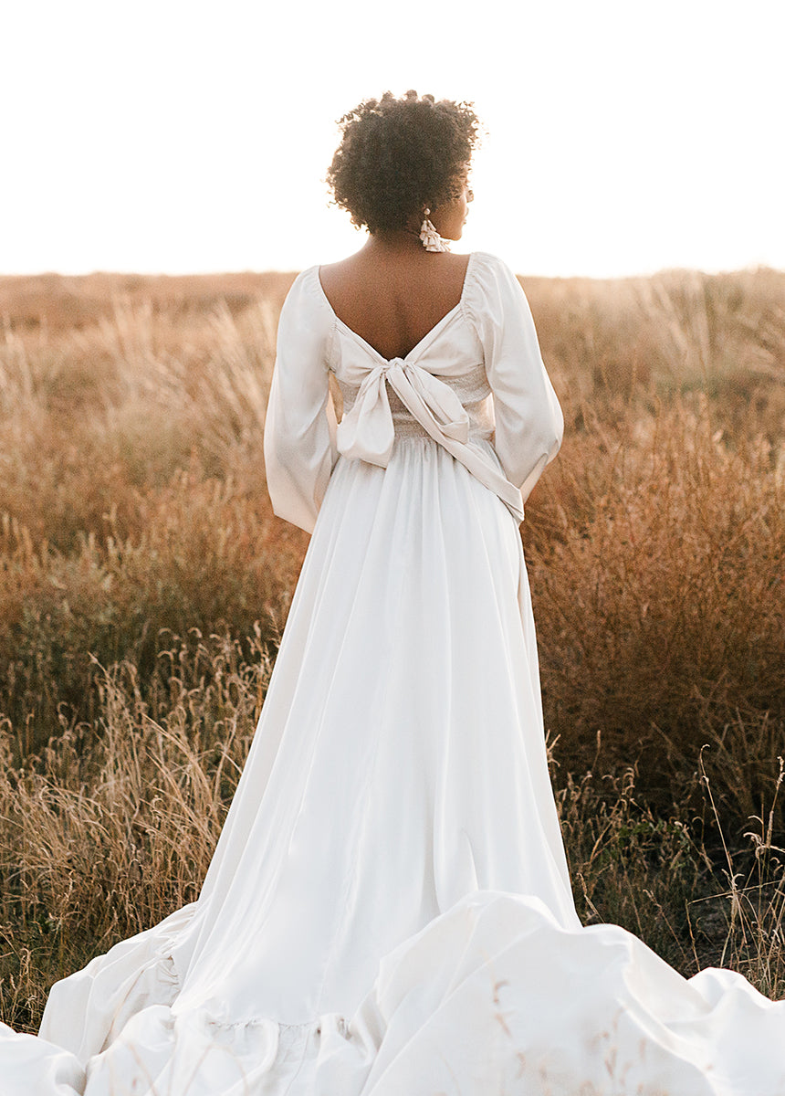 Lorna Impact Dress in Cream-My Prom Time