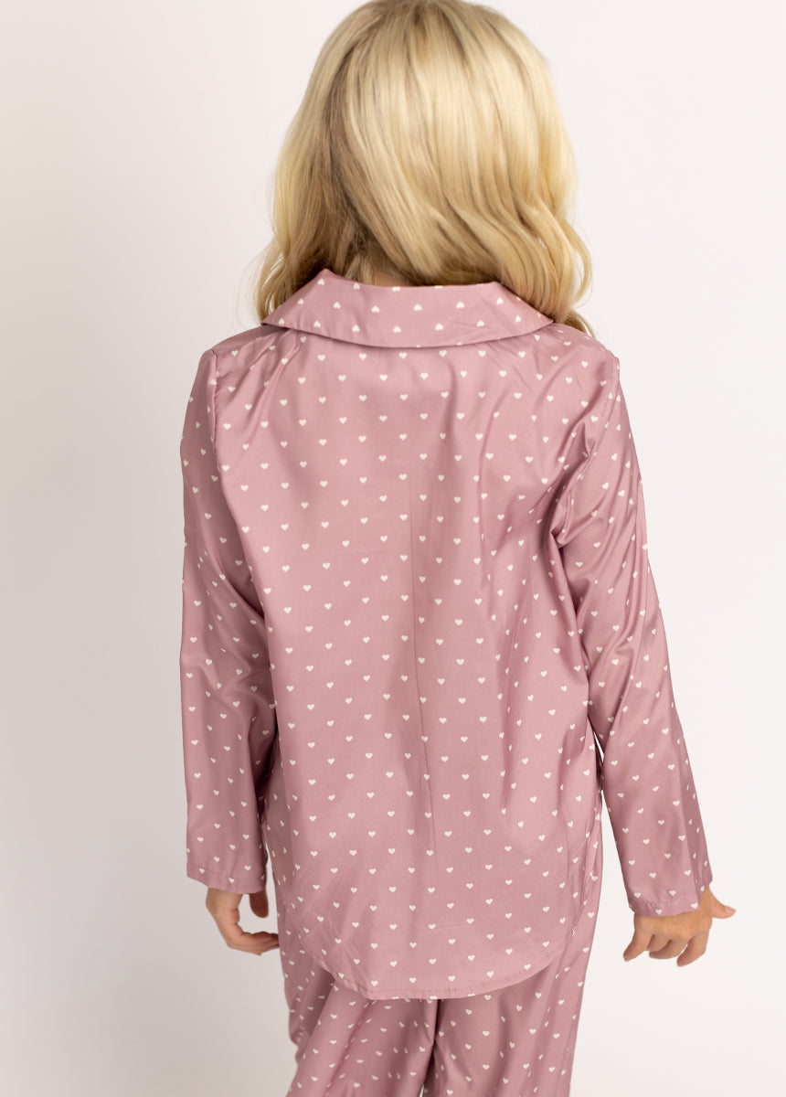 Lyanne PJ Set in Ditsy Heart-My Prom Time